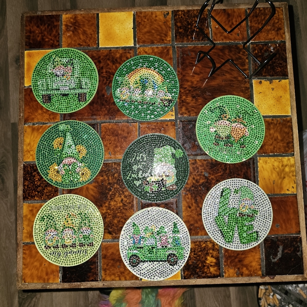 Set of 8 St. Patrick's Day Coasters